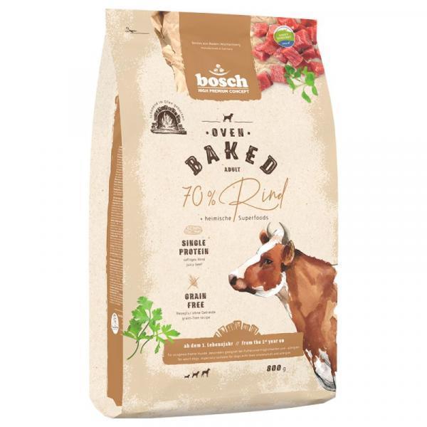 Bosch HPC Oven Baked Rind запеченный с говядиной сухой корм для собак