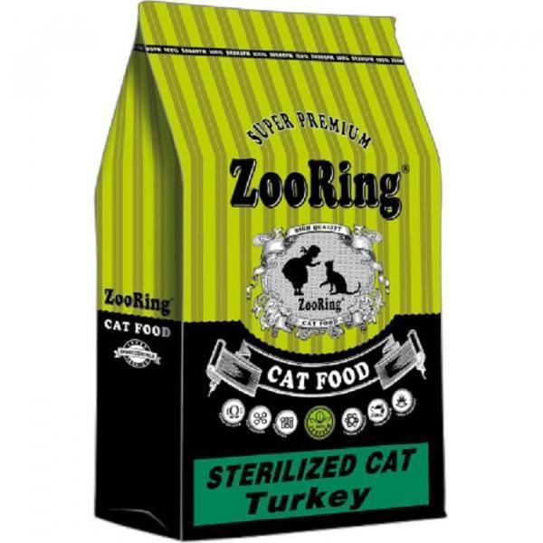ZooRing Sterilized Cat Turkey Сухой корм для стерилизованных кошек, Индейка